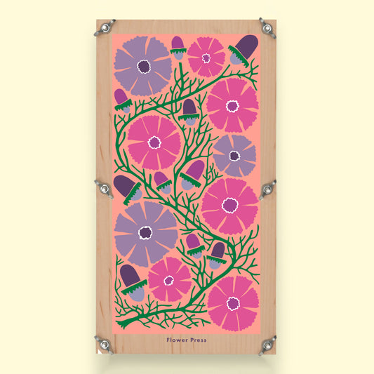 Large Flower Press - Cosmos Design