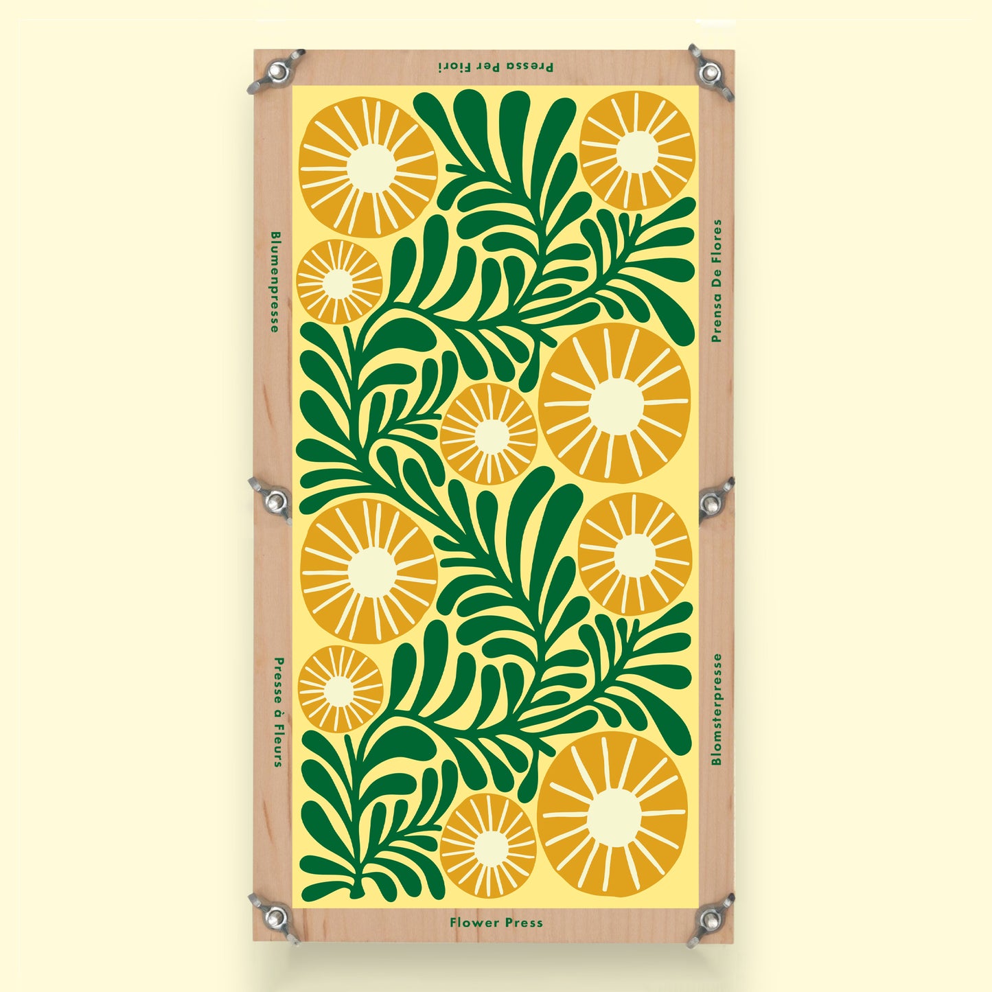 Large Flower Press - Vine Design