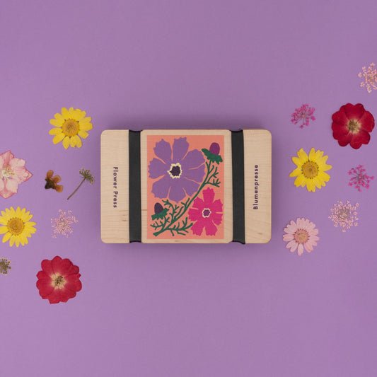 Mini Flower Press with Cosmos Flowers by Studio Wald