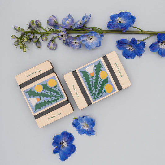 Mini Flower Press with Dandelion Design by Studio Wald
