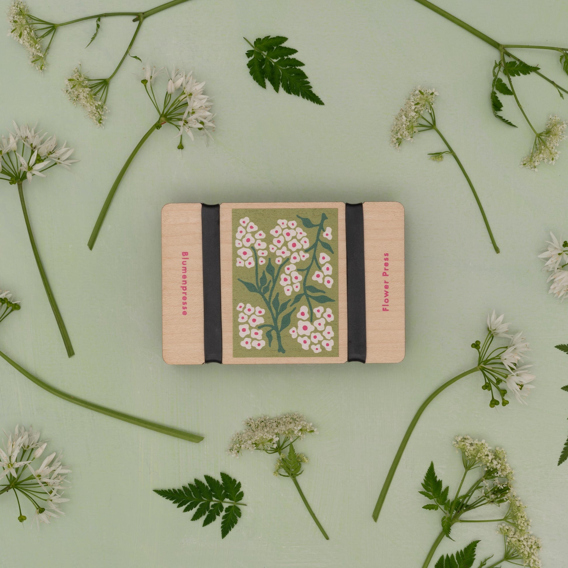 Mini Flower Press with Floral Design by Studio Wald