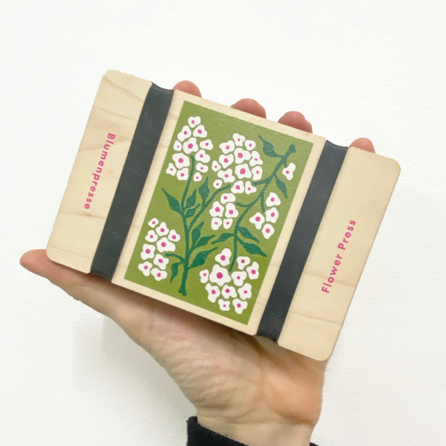 Mini Flower Press with Floral Design by Studio Wald