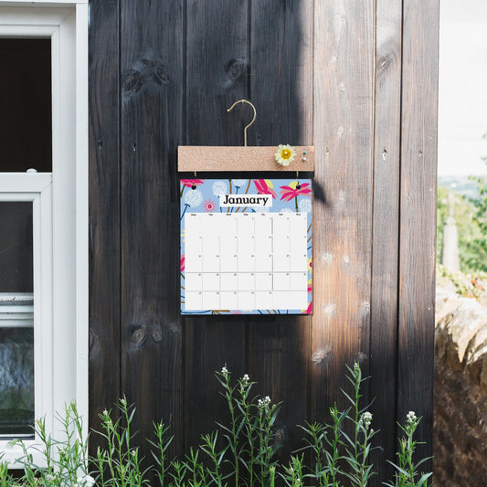 2026 Pinboard Calendar Refills - Dried Floral