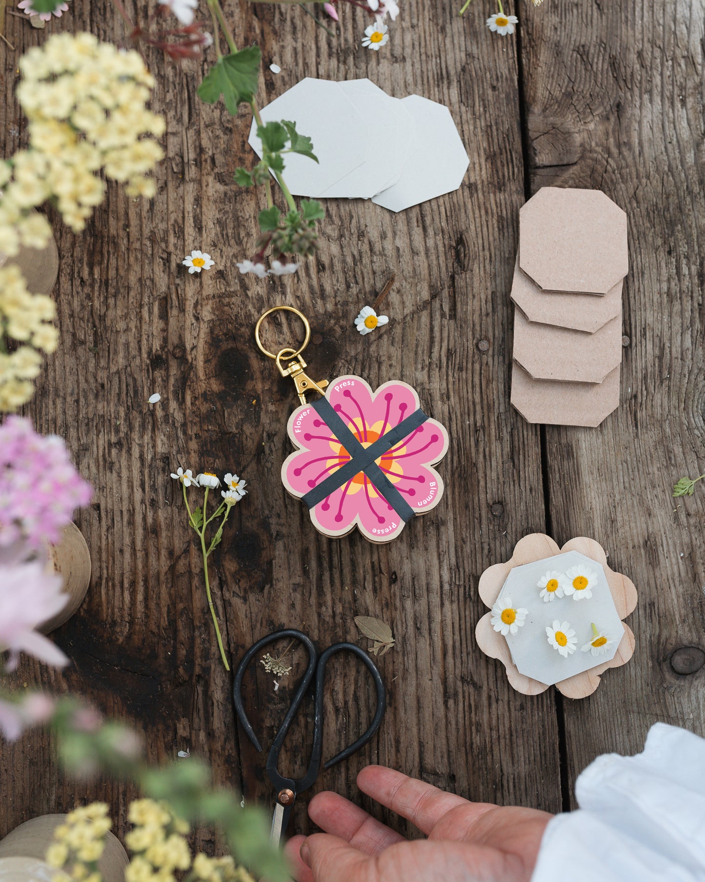 Keyring Flower Press - O&P 4