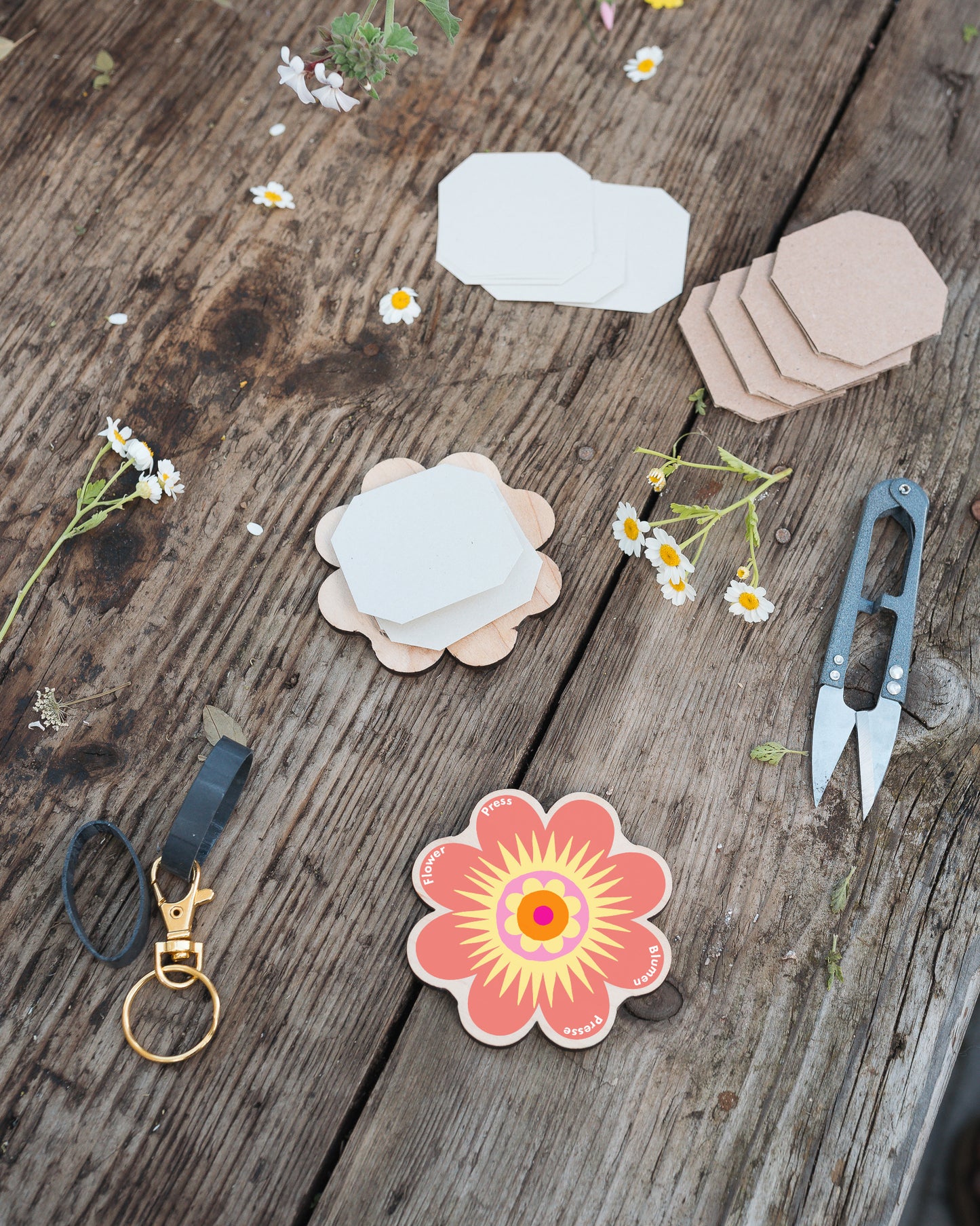 Keyring Flower Press - O&P 3