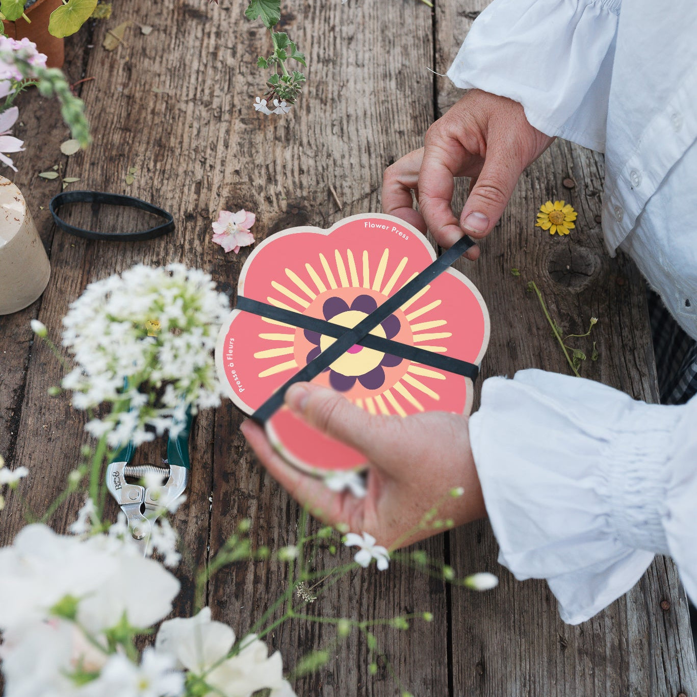 Flower Shaped Press - Pinks