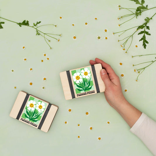 Pocket Flower Press - Green Happy Flower