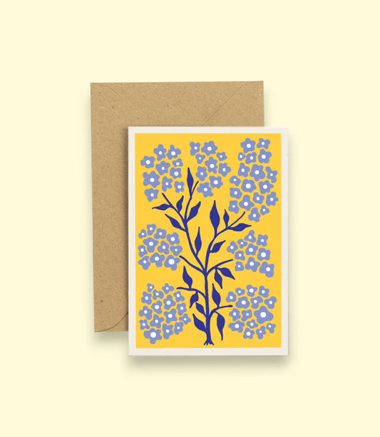 All Occasions Greetings Card - Forget Me Not