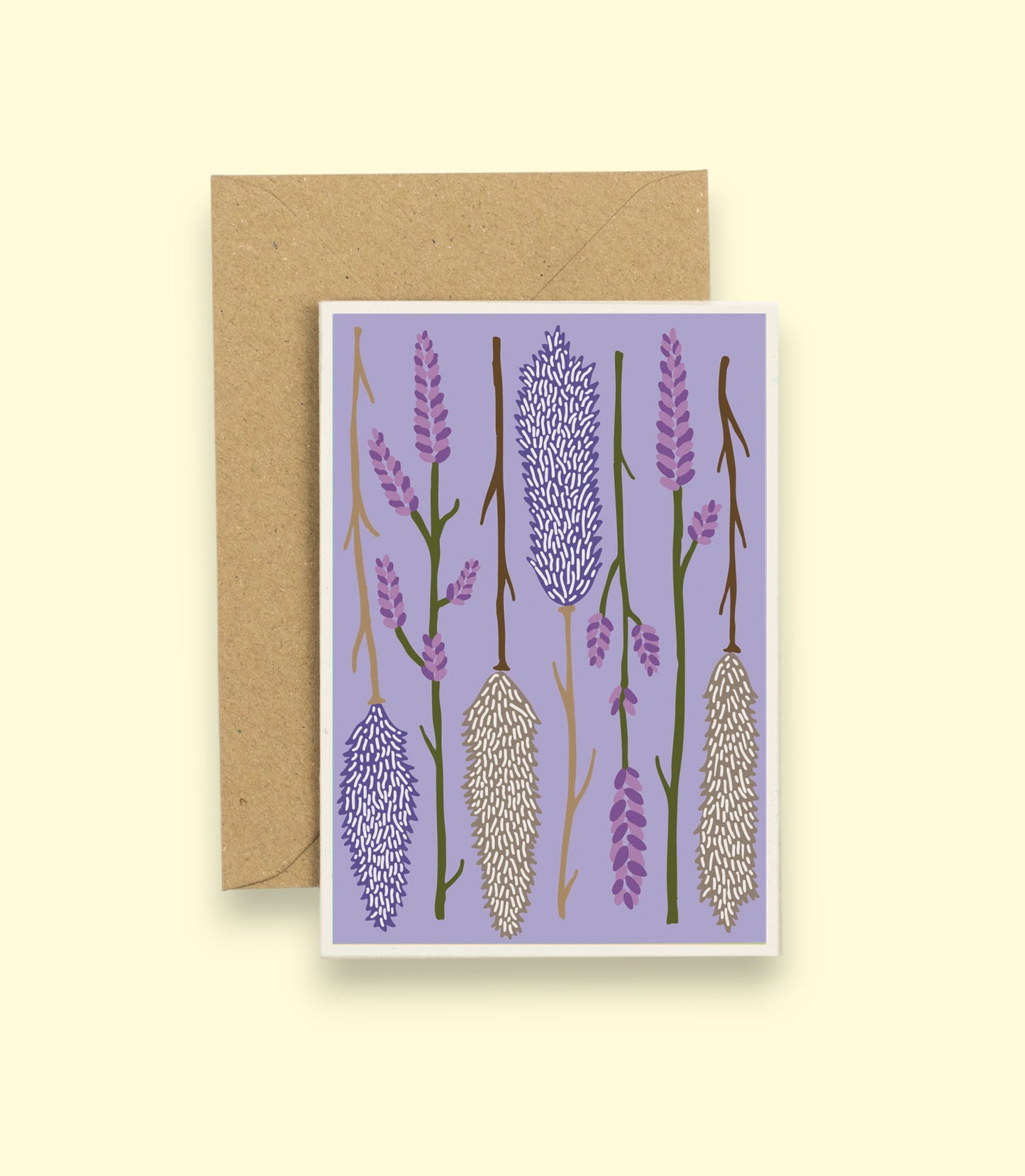A6 Card - Dried - Lilac