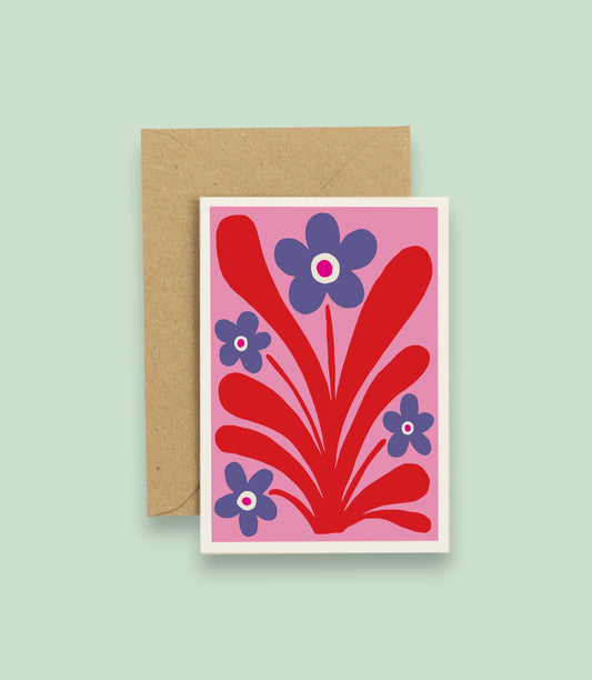 All Occasions Greetings Card - Blumen Pop 4