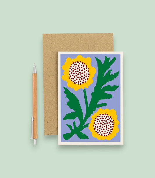 All Occasions Greetings Card - Blumen Pop 3