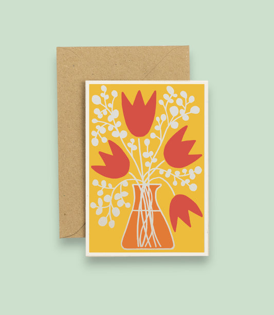 A6 Card- Tulip