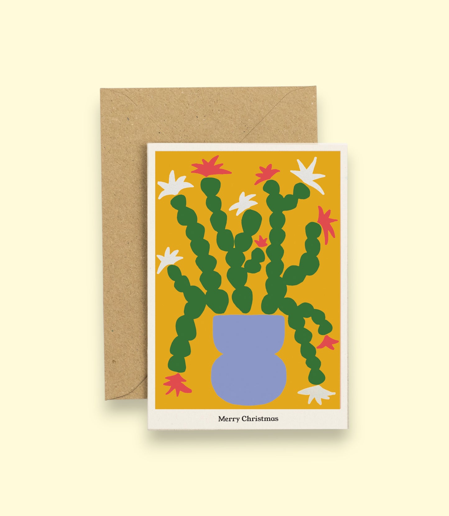 Christmas Plants Card - Cactus