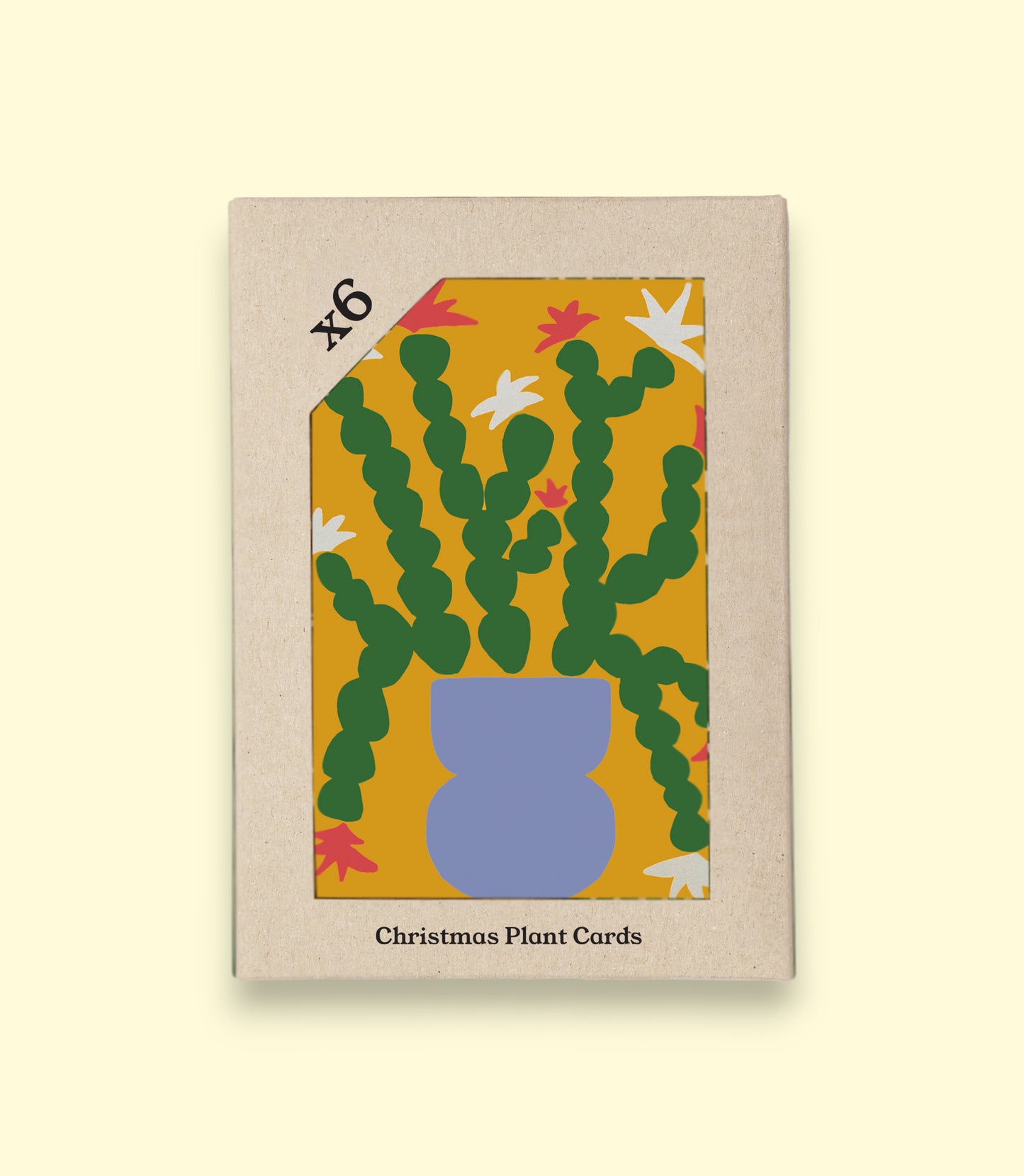 Christmas Plants - Set of 6 Cards