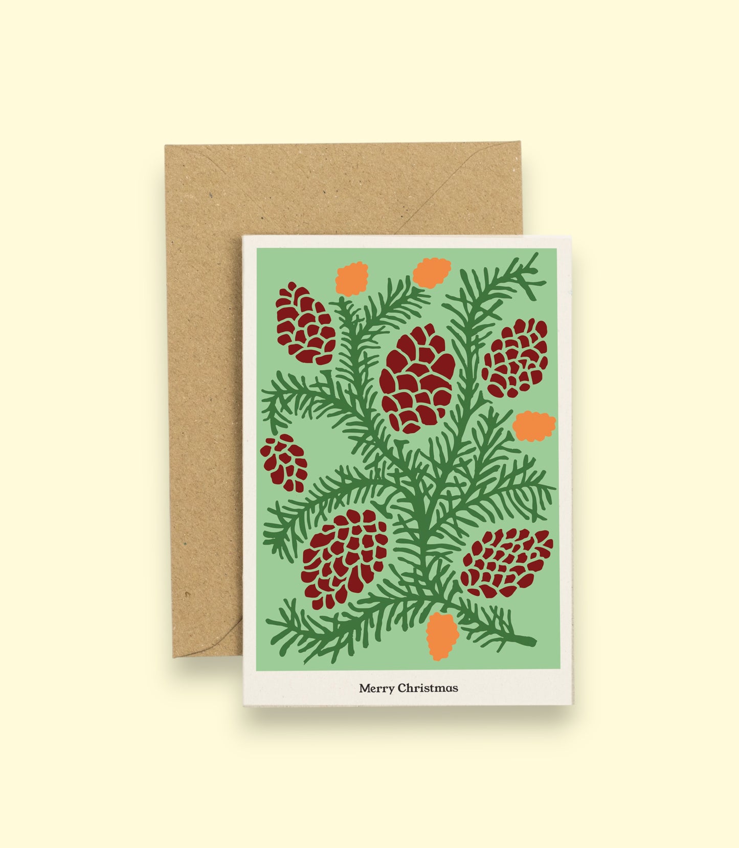Christmas Plants Card - Pine
