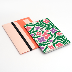 2024 A5 Diary + Folder - Floral