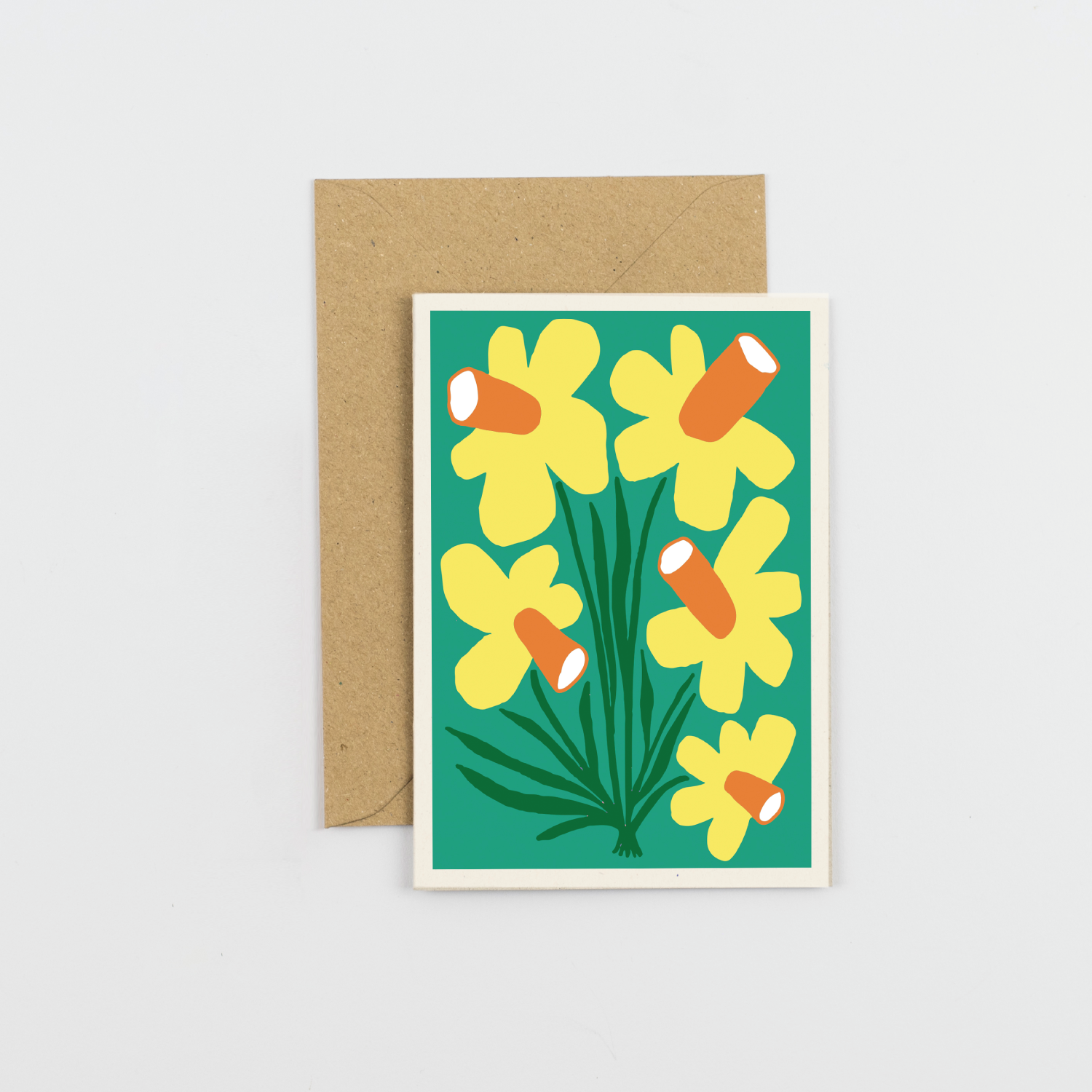 All Occasions Greetings Card - Daffodil