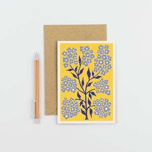All Occasions Greetings Card - Forget Me Not