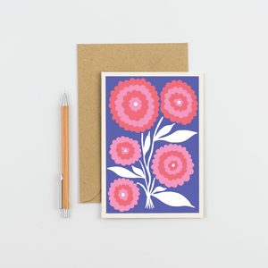 All Occasions Greetings Card - Peony