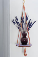 Load image into Gallery viewer, Hanging Plant Shelf Small - Purple Wash
