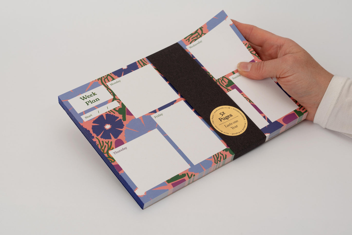 A5 Week Planner - Blumen