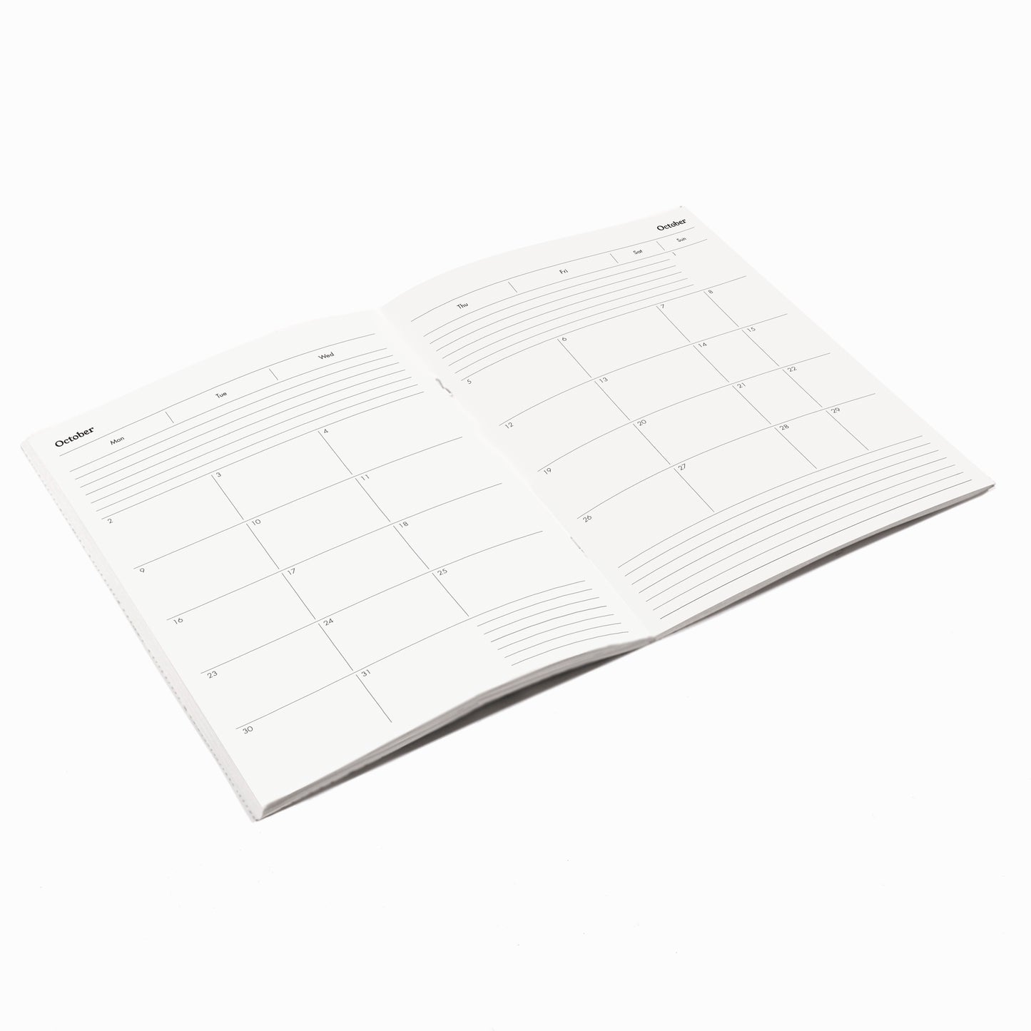 2026 A5 Diary + Folder - Vine Black