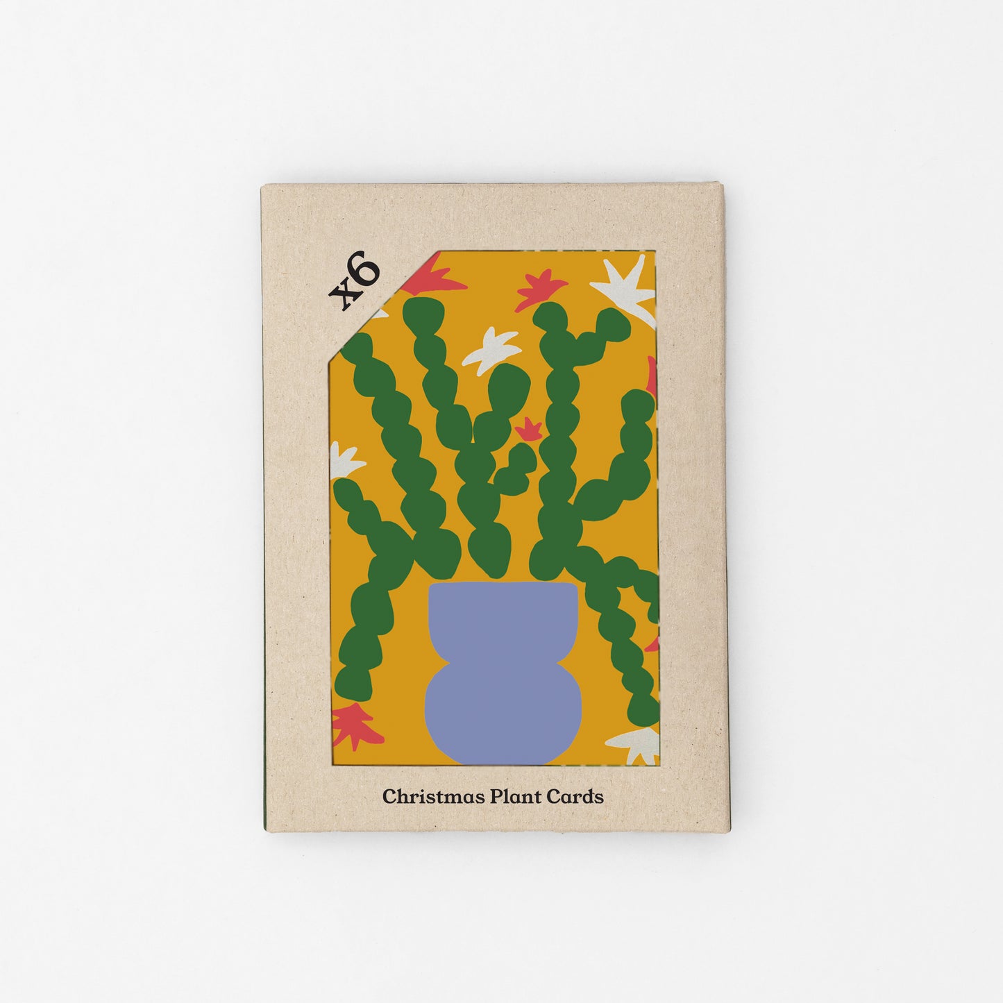 Christmas Plants - Set of 6 Cards