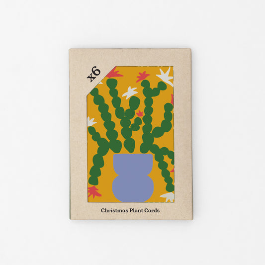 Christmas Plants - Set of 6 Cards