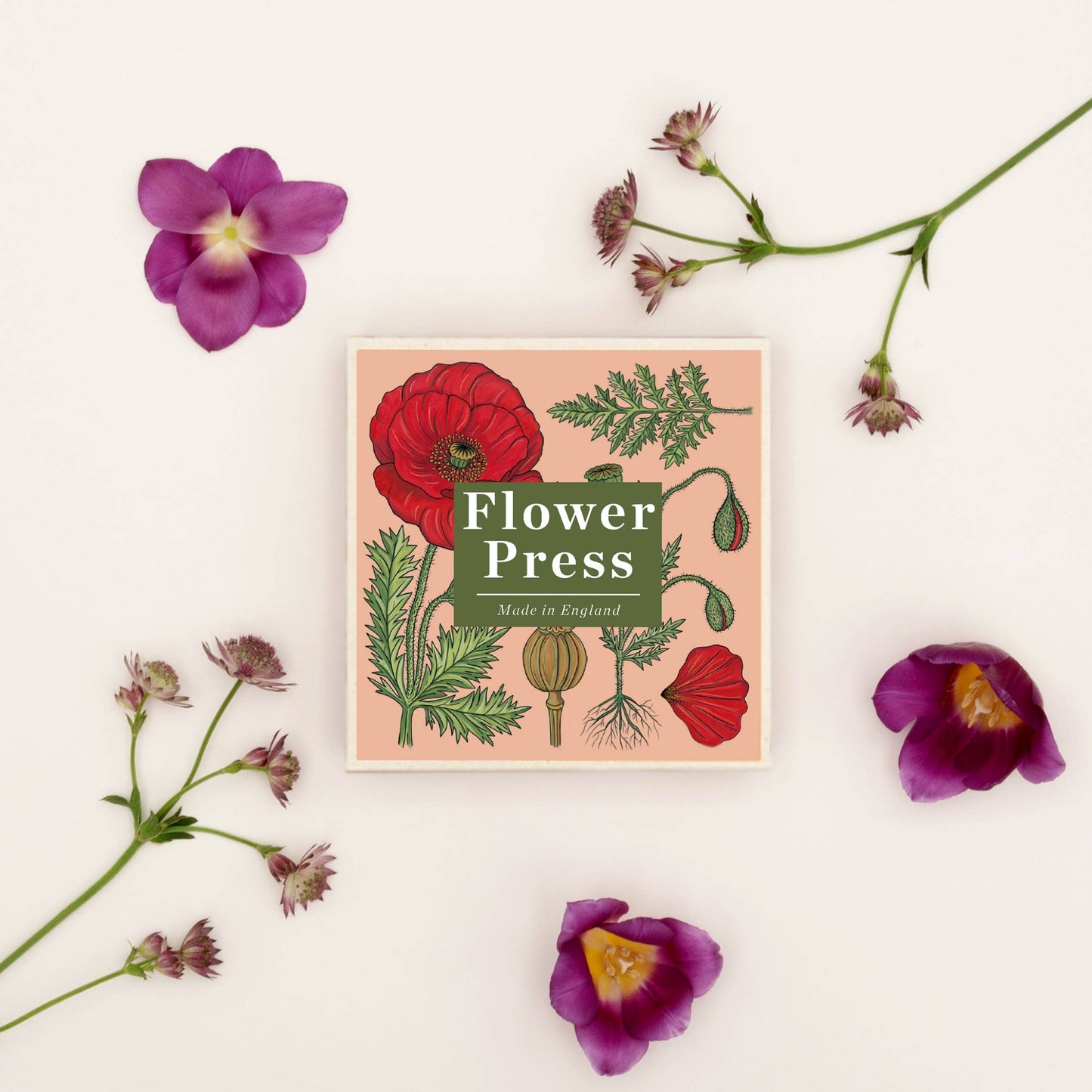 PREORDER - Flower Press - Corn Poppy