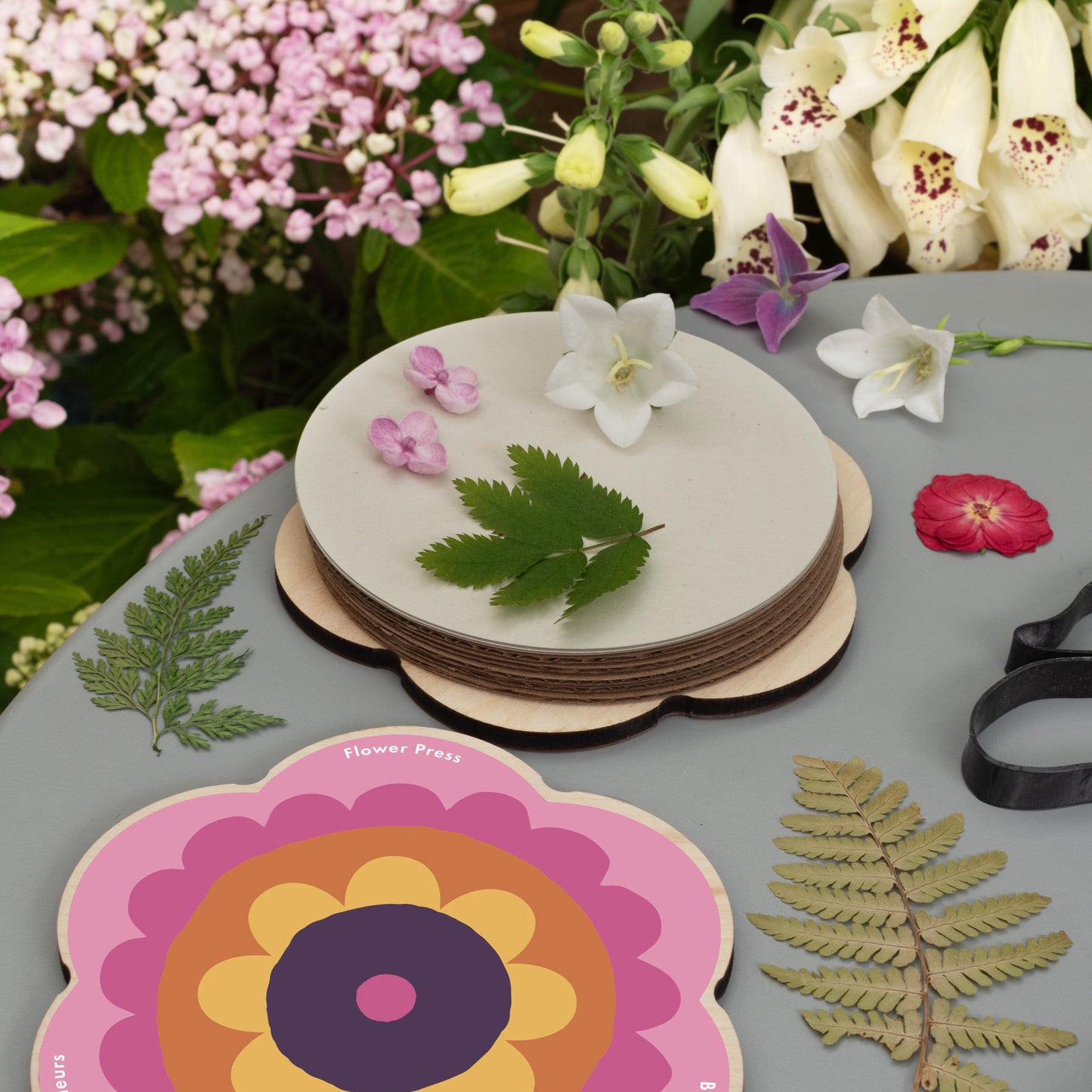 Flower Shaped Press - Pinks & Yellows