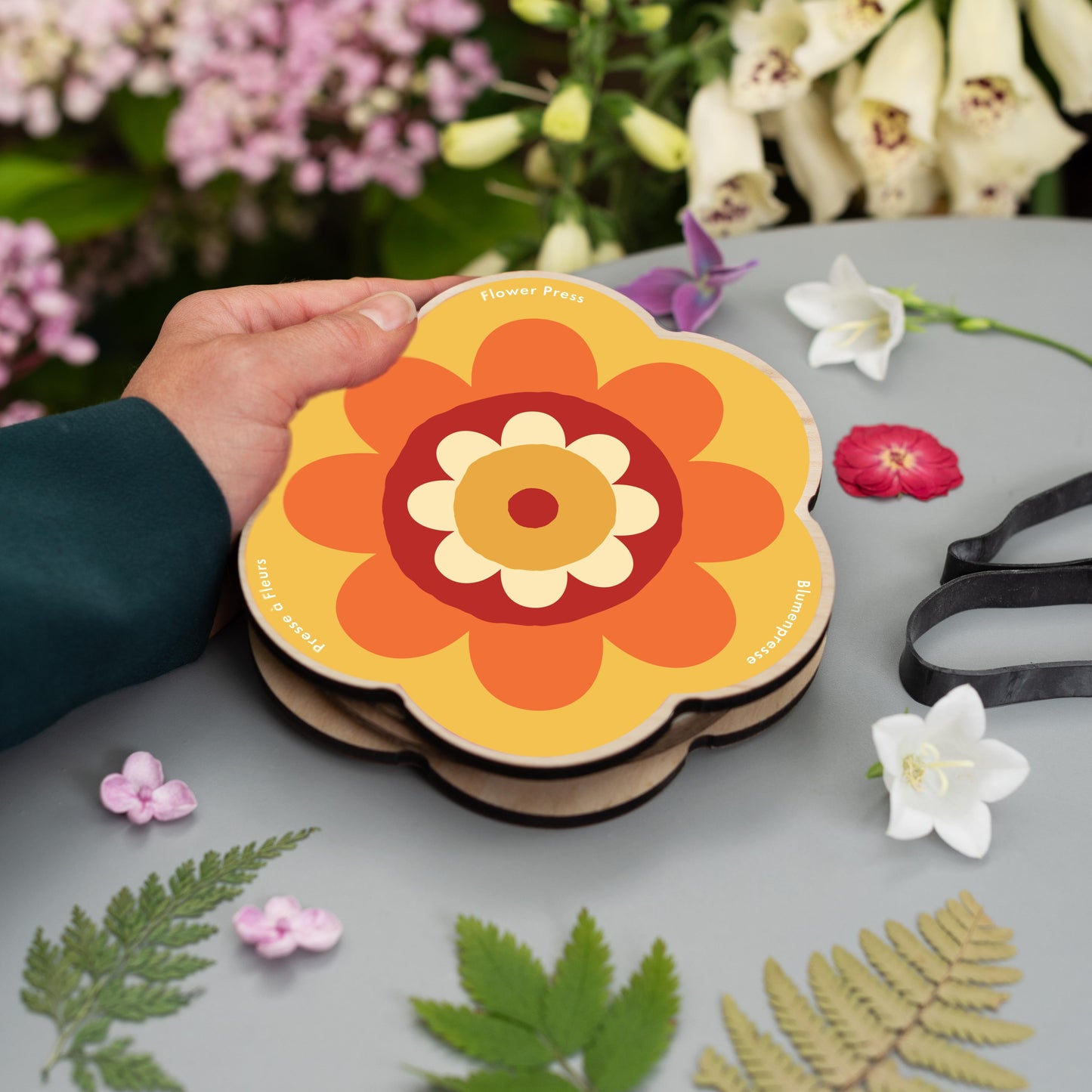 Flower Shaped Press - Yellows & Oranges