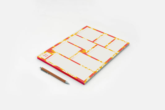A4 Week Planner - Blumen