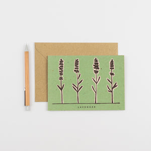 Recipe Notecard - Lavender