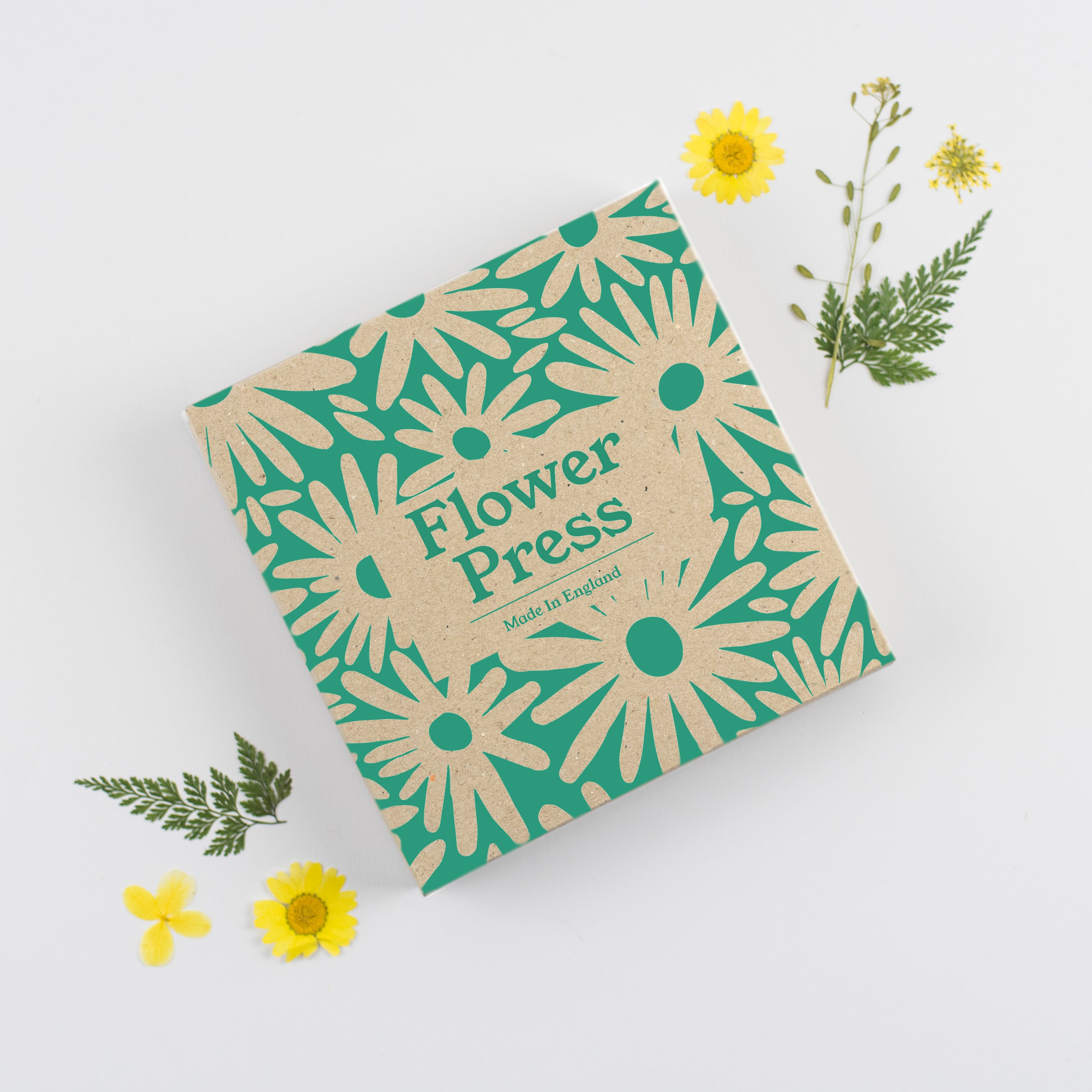 Flower Press Packaging With Daisy Design by Studio Wald