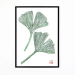 Load image into Gallery viewer, Ginkgo Lino Print
