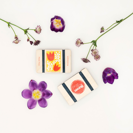 Mini Flower Press With Tulip Design by Studio Wald