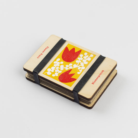 Mini Flower Press With Tulip Design by Studio Wald